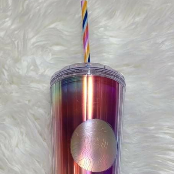 Starbucks Summer Rainbow Kaleidoscope 24oz Tumbler - Picture 4 of 5